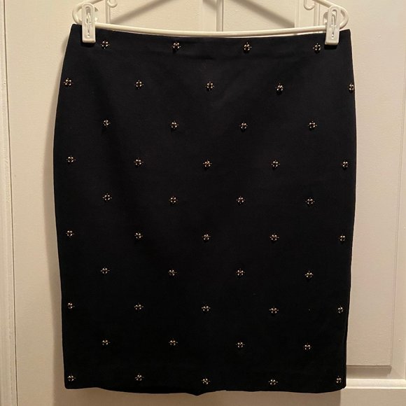 Ann Taylor Dresses & Skirts - Ann Taylor Beaded Pencil Skirt